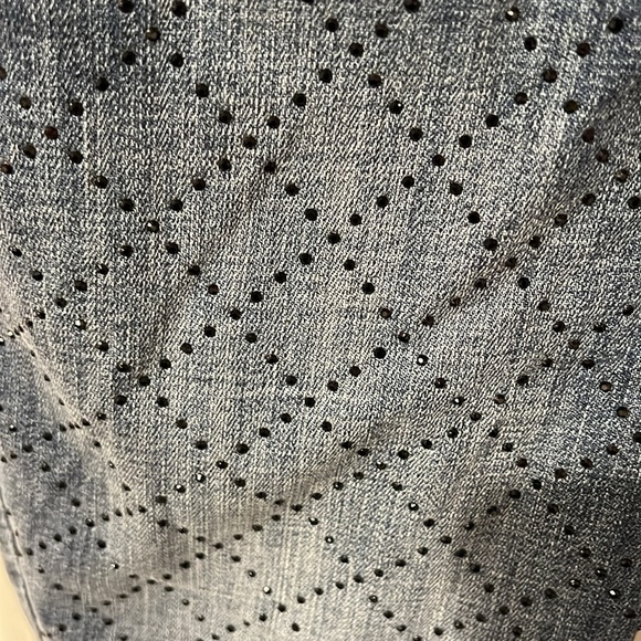 Curvy short jeans never worn with black pattern - Picture 3 of 3